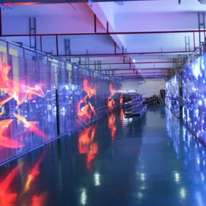 LED ÉCRAN P3.9 TRANSPARENT HAUTE LUMINOSITÉ POUR VITRINE INTÉRIEUR 100x100 cm VISIBILITÉ EXCEPTIONNELLE