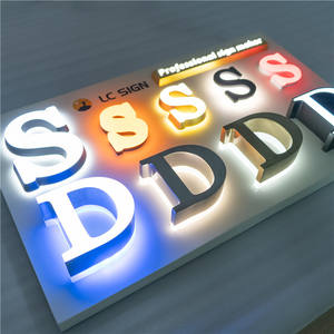 LETTRES 3D BOÎTIERS LED ENSEIGNE LUMINEUSE ÉCLAIRAGE DIRECT SUR MESURE