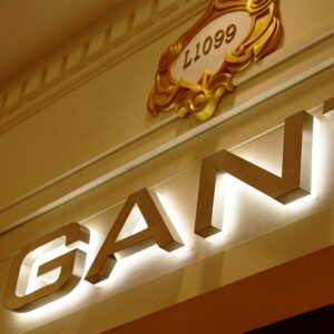 ENSEIGNE LUMINEUSE LED “GAN” LETTRES BOITIERS 3D 40CM POUR MAGASIN
