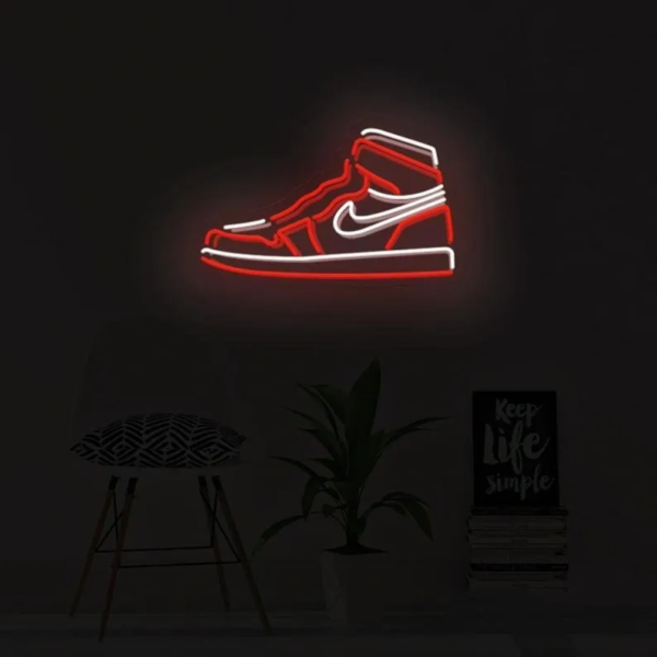 ENSEIGNE LUMINEUSE "JORDAN", NÉON FLEX PERSONNALISÉE, CHOIX DE TAILLE ET COULEUR – Image 2