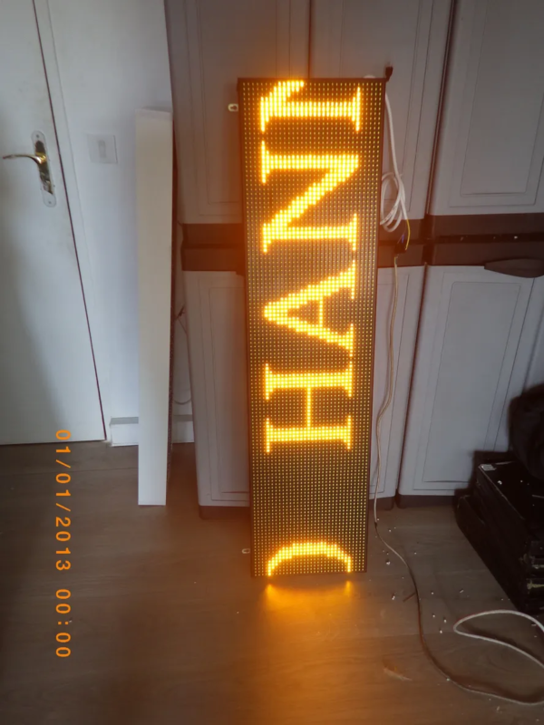 TABLEAU LED JOURNAL LUMINEUX INTERNE 20×100 CM AVEC PROGRAMMATION FACILE – Image 3
