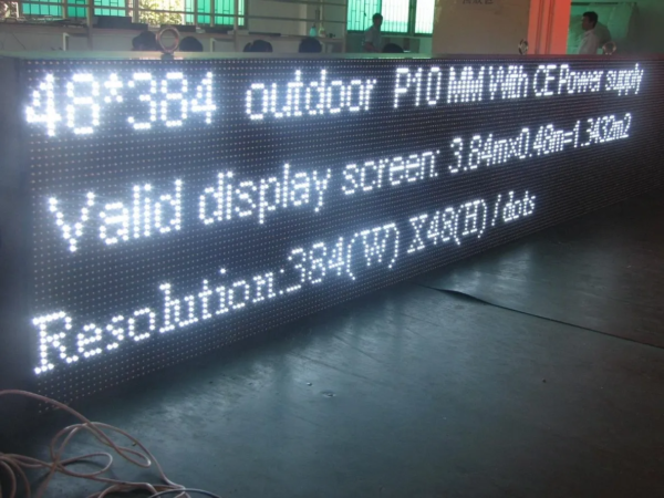 TABLEAU LED JOURNAL LUMINEUX INTERNE 36×100 CM AVEC PROGRAMMATION FACILE – Image 5