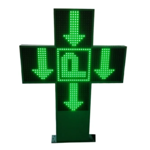 CROIX LED DOUBLE FACES 3D PROGRAMMABLE ANIMATION 100x100cm