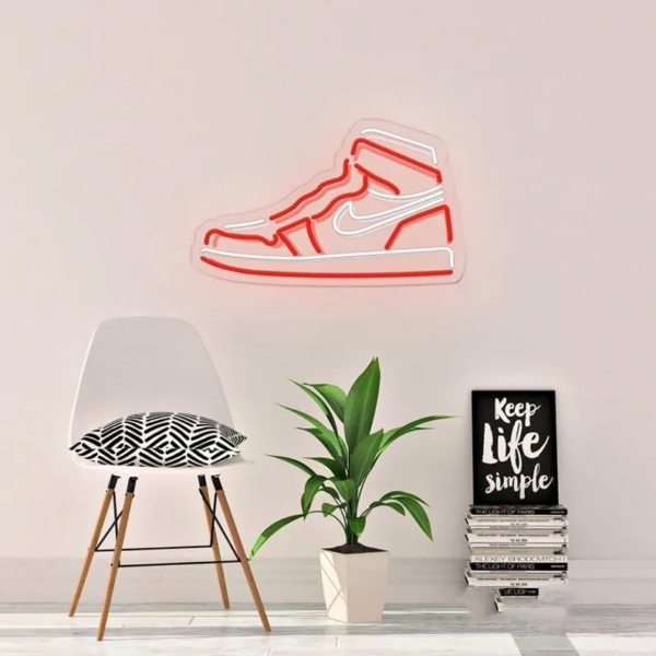 ENSEIGNE LUMINEUSE "JORDAN", NÉON FLEX PERSONNALISÉE, CHOIX DE TAILLE ET COULEUR – Image 5