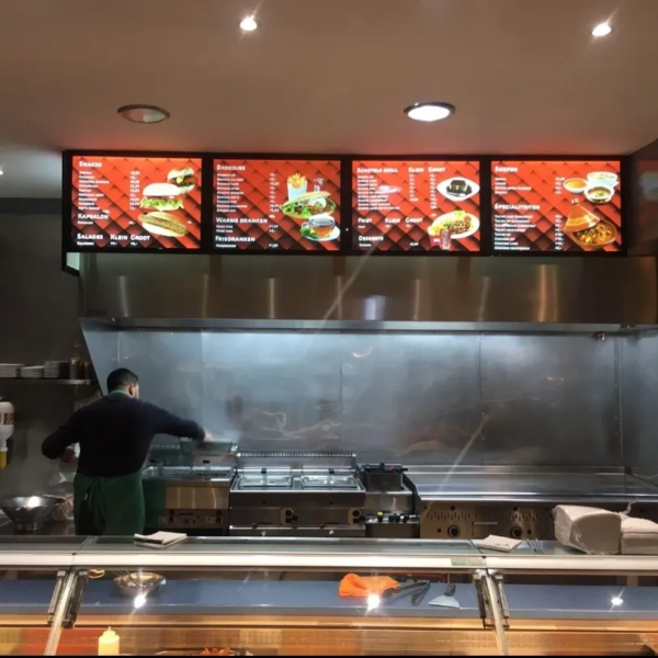 ENSEIGNE PORTE AFFICHE MENU À ÉCLAIRAGE LED, TAILLE A1, 66.4x91.1 cm – Image 3