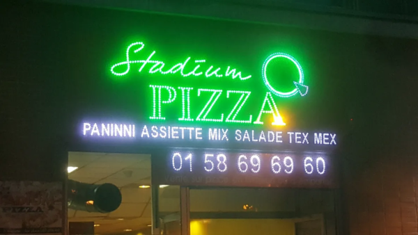 ENSEIGNE LED UNE FACE PIZZA 200X50CM À MONTER SOI-MÊME – Image 2