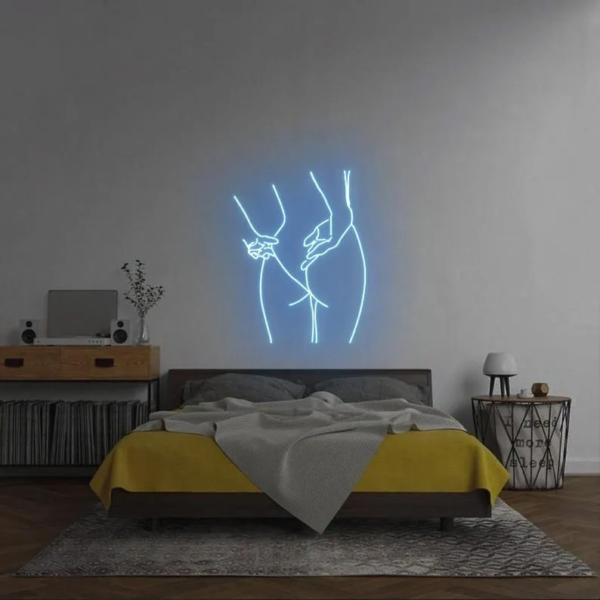 ENSEIGNE LUMINEUSE "SILHOUETTE DE FEMME" NÉON FLEX PERSONNALISÉE, CHOIX DE TAILLE ET COULEUR, de 80 à 250 cm – Image 3