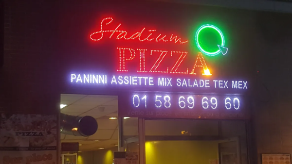 ENSEIGNE LED UNE FACE PIZZA 200X50CM À MONTER SOI-MÊME – Image 4