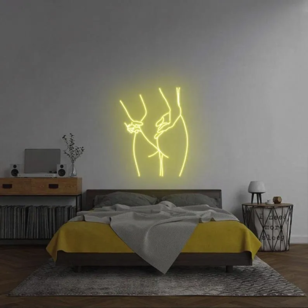 ENSEIGNE LUMINEUSE "SILHOUETTE DE FEMME" NÉON FLEX PERSONNALISÉE, CHOIX DE TAILLE ET COULEUR, de 80 à 250 cm – Image 4