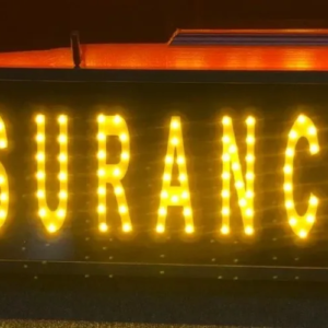 PANNEAU LUMINEUX LED DOUBLE FACE POUR ASSURANCE EXTÉRIEURE 100X30CM