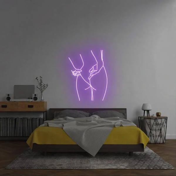ENSEIGNE LUMINEUSE "SILHOUETTE DE FEMME" NÉON FLEX PERSONNALISÉE, CHOIX DE TAILLE ET COULEUR, de 80 à 250 cm – Image 5