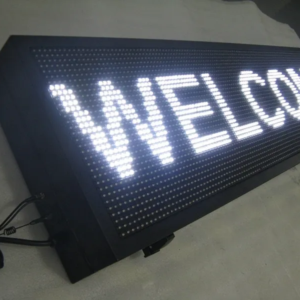 PANNEAU AFFICHAGE LED DOUBLE FACE EXTÉRIEUR 20X100 CM AVEC ANIMATIONS