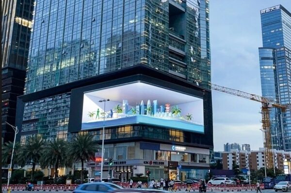 Écran Publicitaire LED 3D Extérieur P10 Haute Visibilité 100x100 cm – Image 3