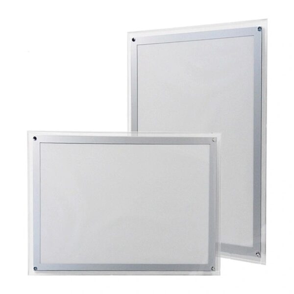 ENSEIGNE MAGASIN LUMINEUSE "PORTE AFFICHE VITRINE LED, TAILLE A2, 2 FACES, 49x66.4 cm – Image 2