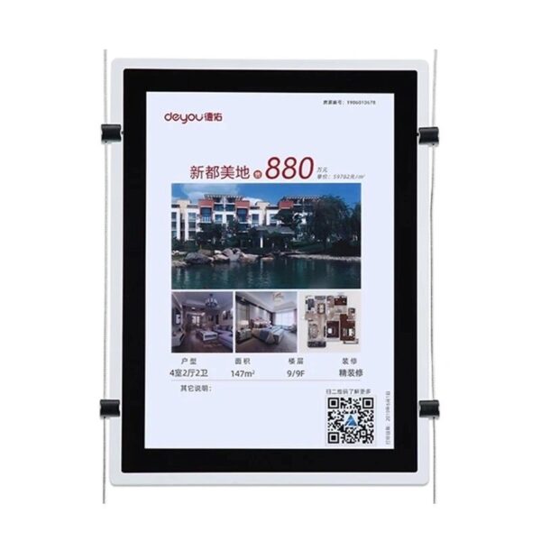 ENSEIGNE MAGASIN LUMINEUSE "PORTE AFFICHE VITRINE LED, TAILLE A1, 66.4x91.1 cm – Image 4