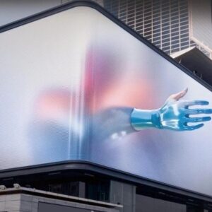 Écran Publicitaire LED 3D Extérieur P3 Haute Visibilité 100x100 cm