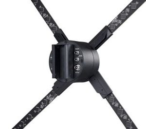 PROJECTION HOLOGRAPHIQUE LED FAN S10 (100CM) BLUETOOTH + TÉLÉCOMMANDE