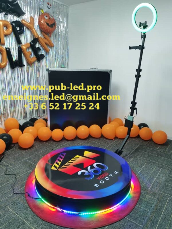 PhotoBooth 360 degrés 80CM, machine rotative automatique pour caméra – Image 5
