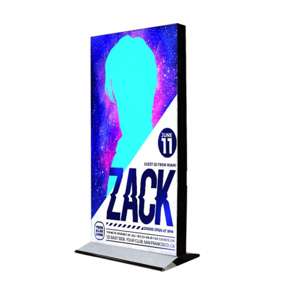 ENSEIGNE STOP TROTTOIR LUMINEUSE LED ”LIGHT BOX” DOUBLE FACES EXTERNE PRÊT À INSTALLER 80x150CM – Image 2