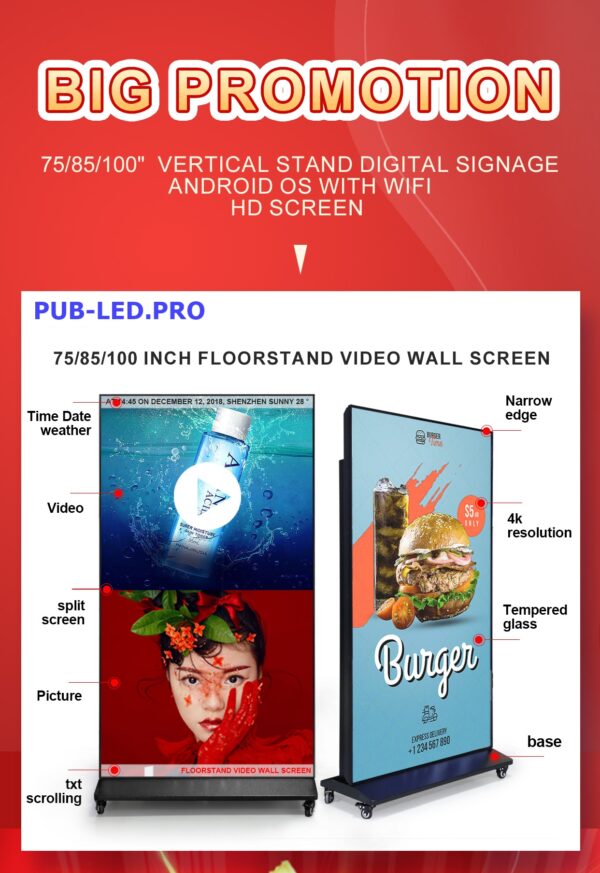 AFFICHAGE DYNAMIQUE 40 POUCES 4K ANDROID – Image 3